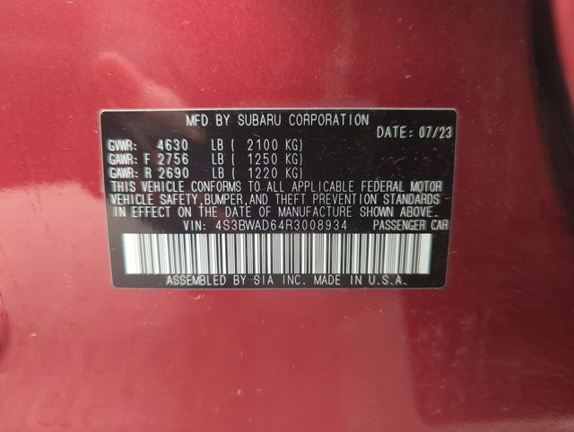 Used 2024 Subaru Legacy Premium image 34