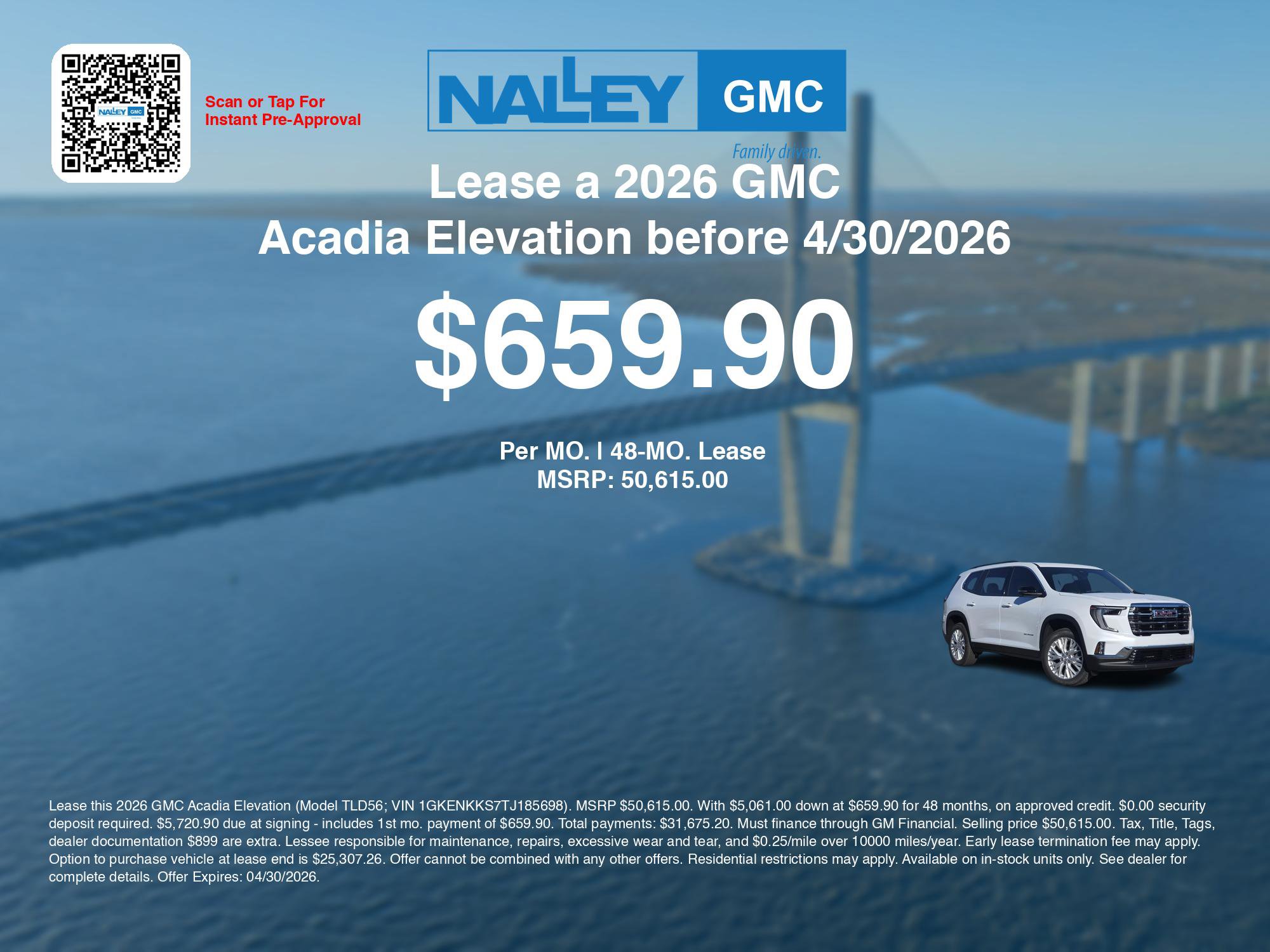 New 2026 GMC Acadia Elevation w/ Elevation Premium Package image 3