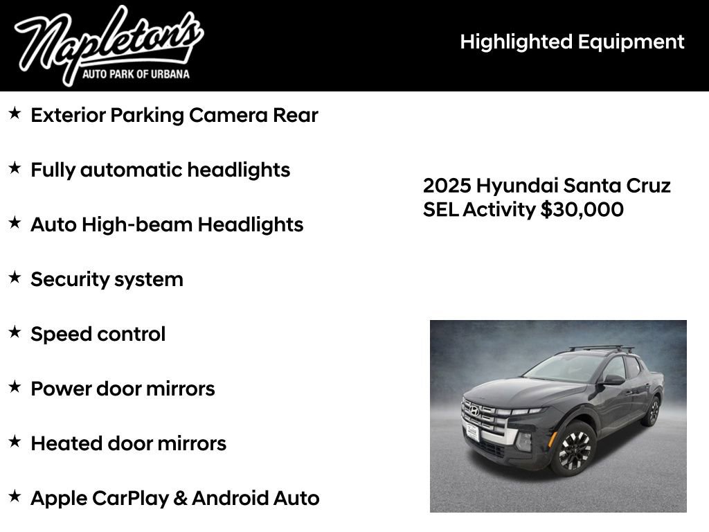 Used 2025 Hyundai Santa Cruz SEL image 8