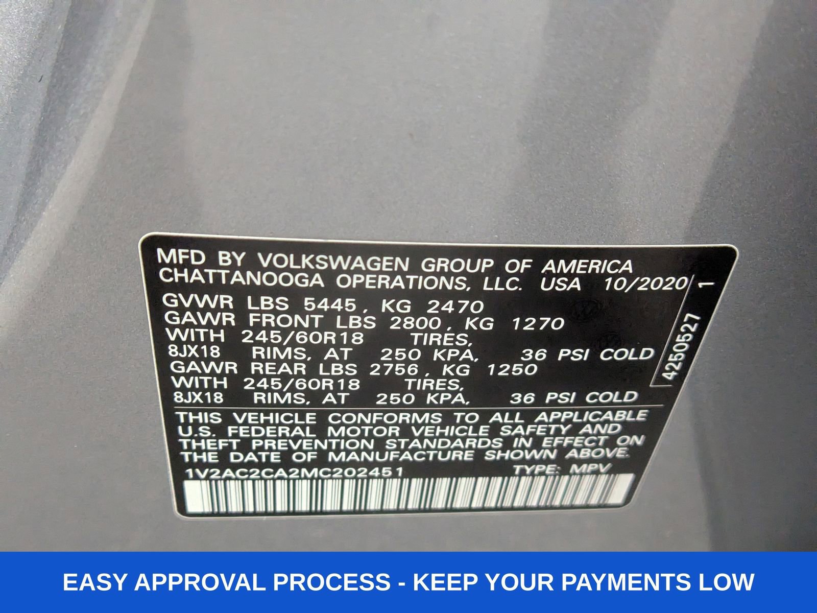 Used 2021 Volkswagen Atlas Cross Sport S image 25