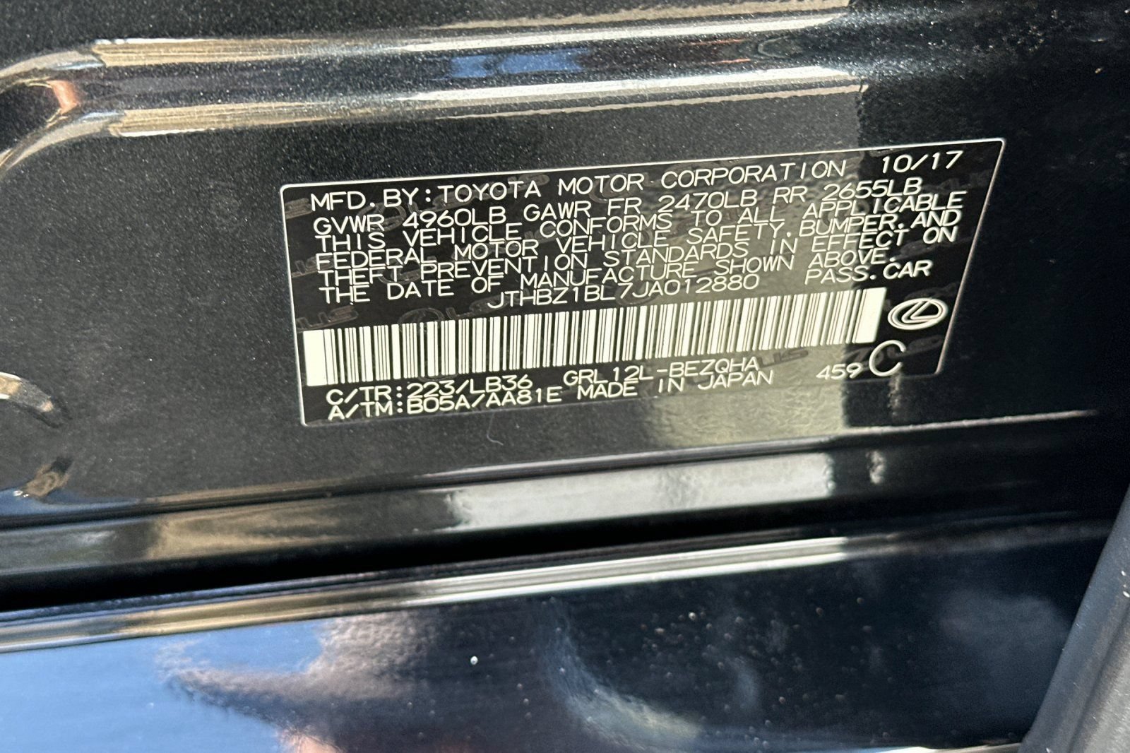 Used 2018 Lexus GS 350 F Sport w/ Preferred Accessory Package RWD image 31