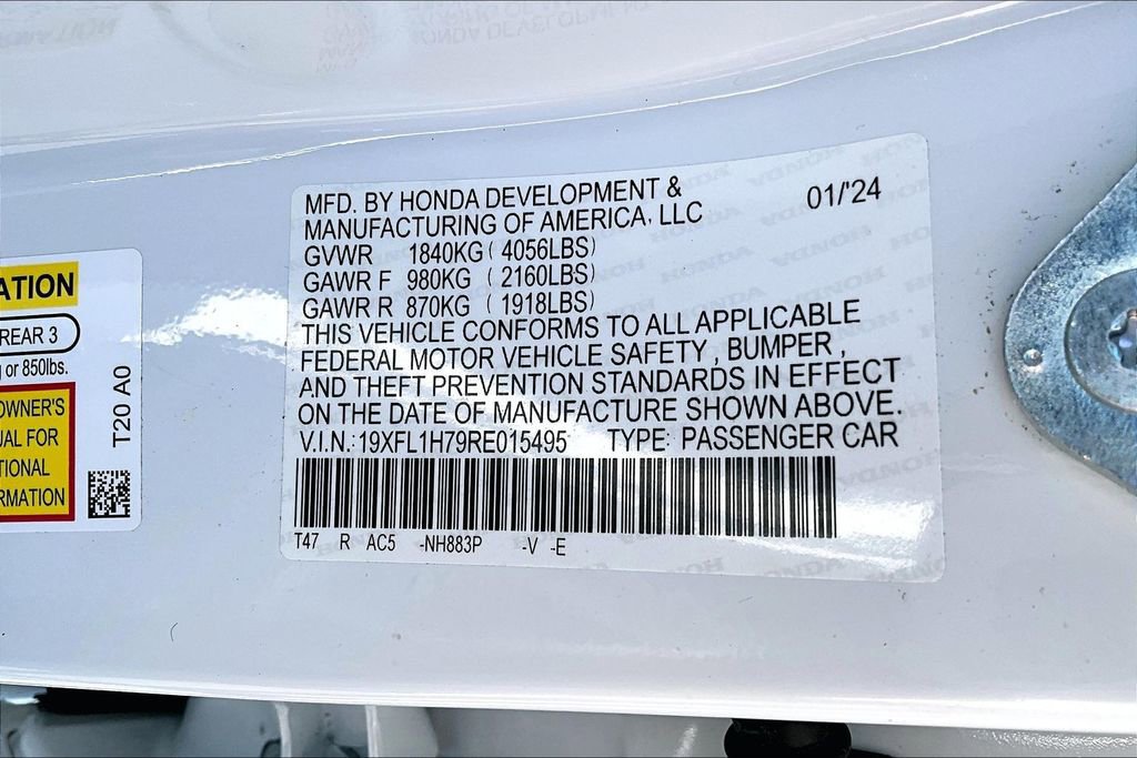 Used 2024 Honda Civic EX-L image 16