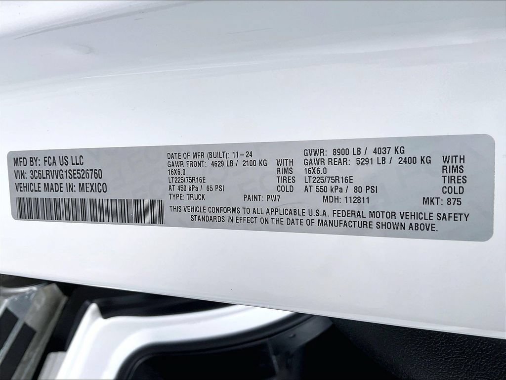 Used 2025 RAM ProMaster 2500 w/ U-Haul Equipment Group FWD image 34