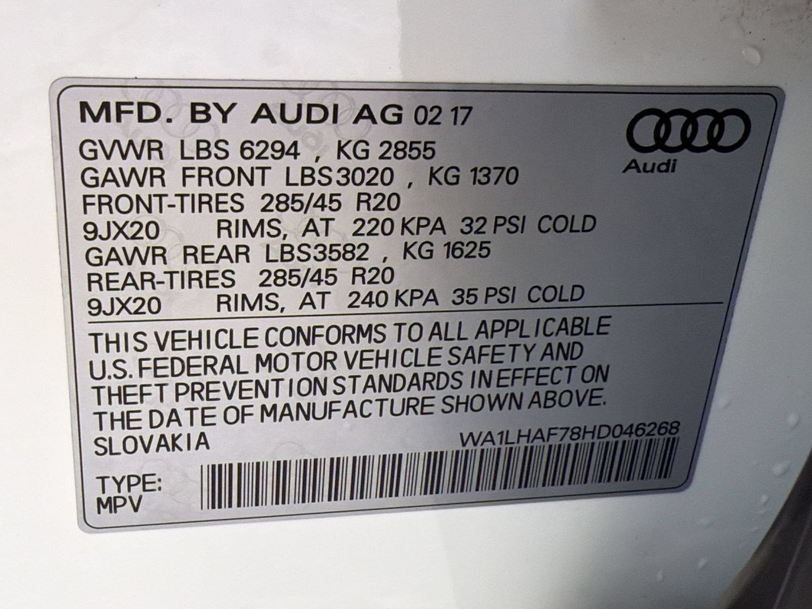 Used 2017 Audi Q7 2.0T Premium Plus w/ Premium Plus Package AWD/4WD image 17