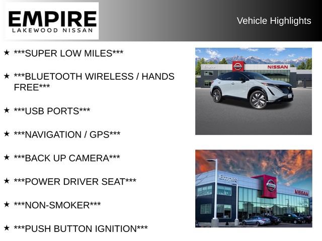 Used 2024 Nissan Ariya AWD image 2