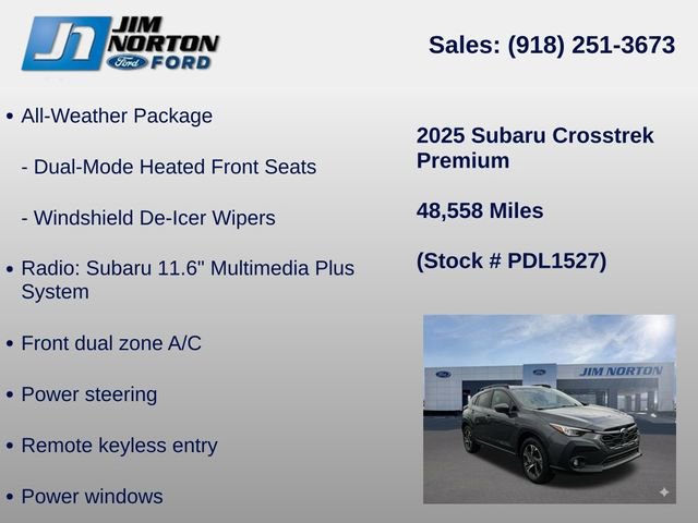 Used 2025 Subaru Crosstrek 2.0i Premium image 21
