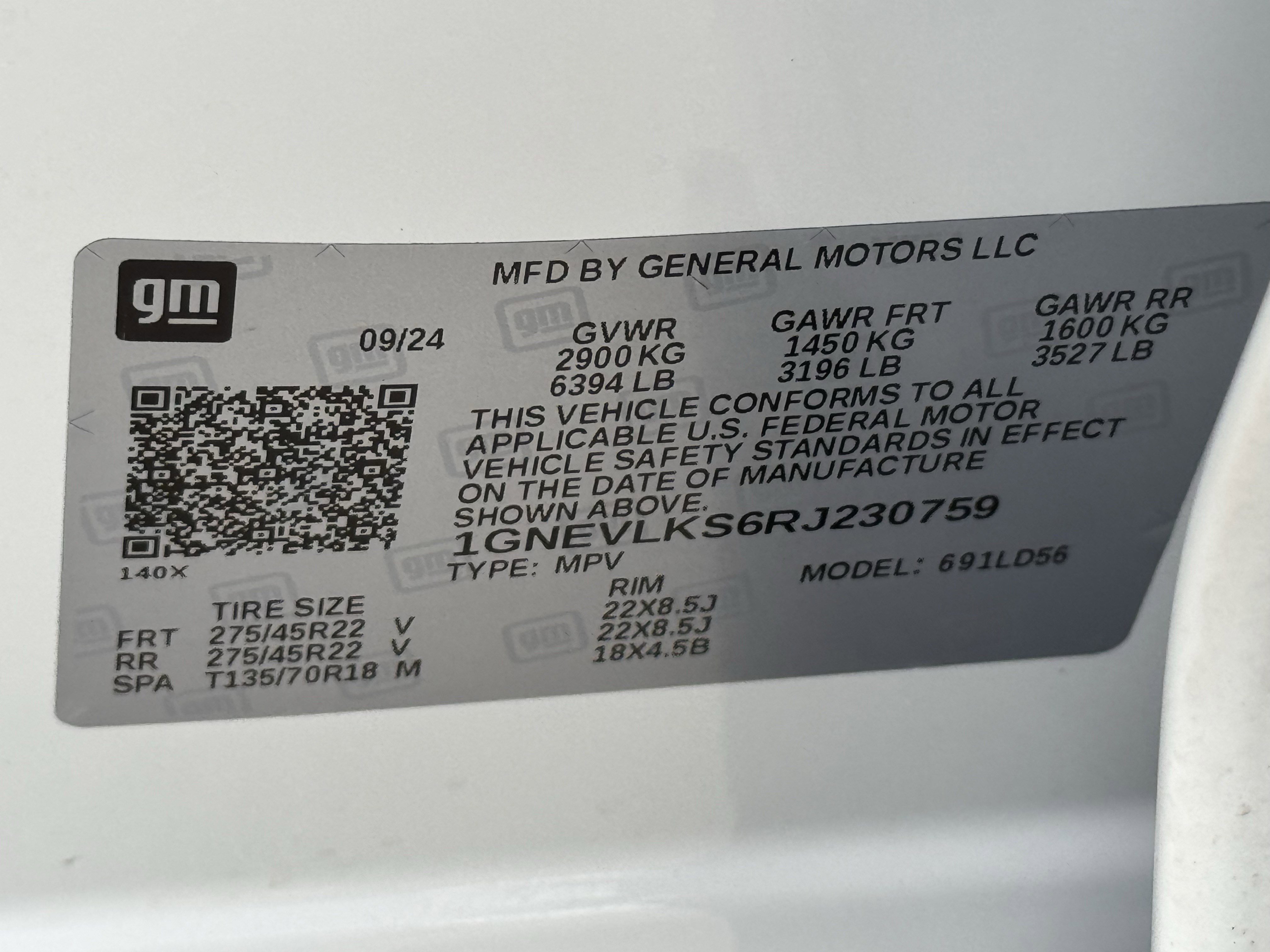 Used 2024 Chevrolet Traverse RS AWD/4WD image 33