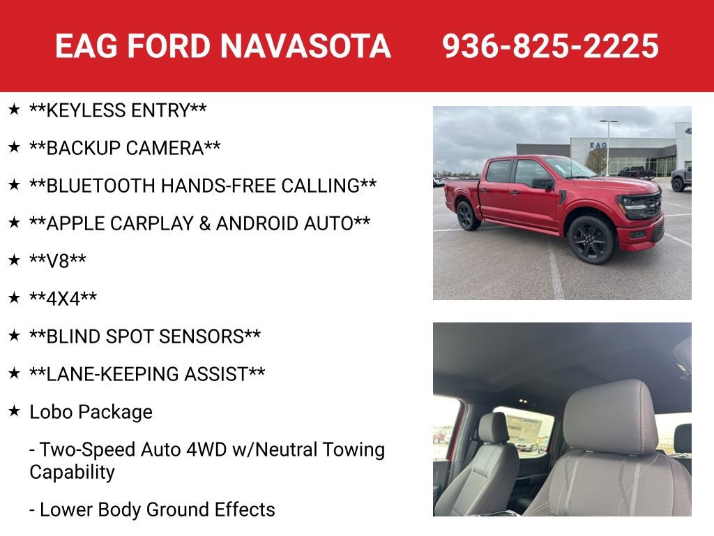 New 2025 Ford F150 STX w/ LOBO Package AWD/4WD image 4