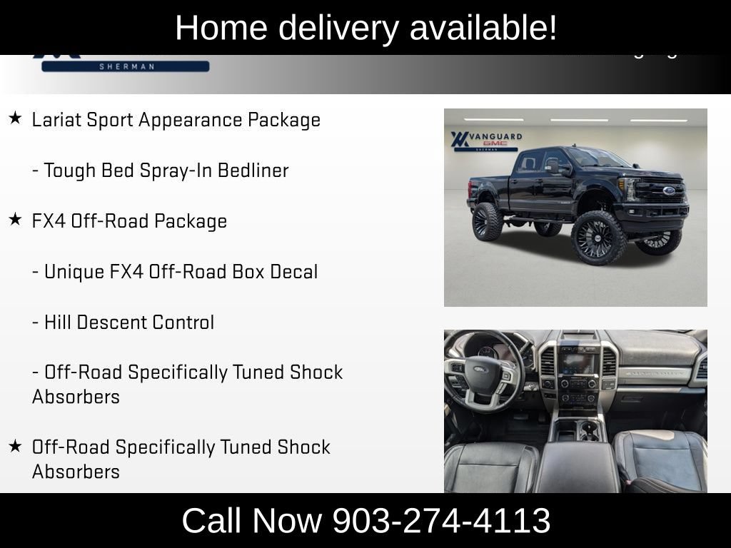 Used 2019 Ford F250 Lariat w/ Lariat Ultimate Package AWD/4WD image 14