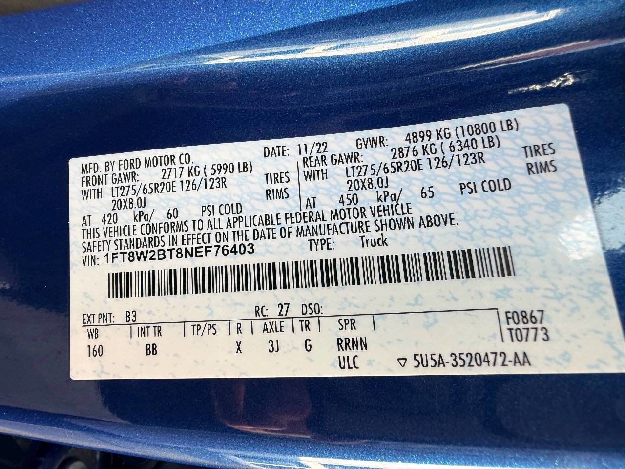 Used 2022 Ford F250 Platinum image 56