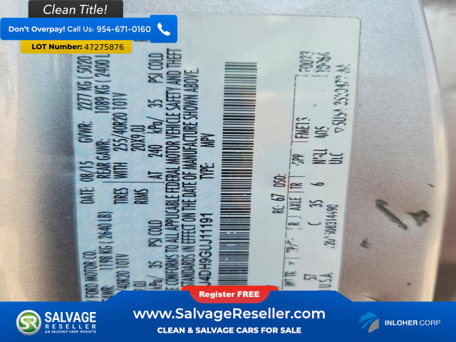 Used 2016 Lincoln MKC Black Label image 16