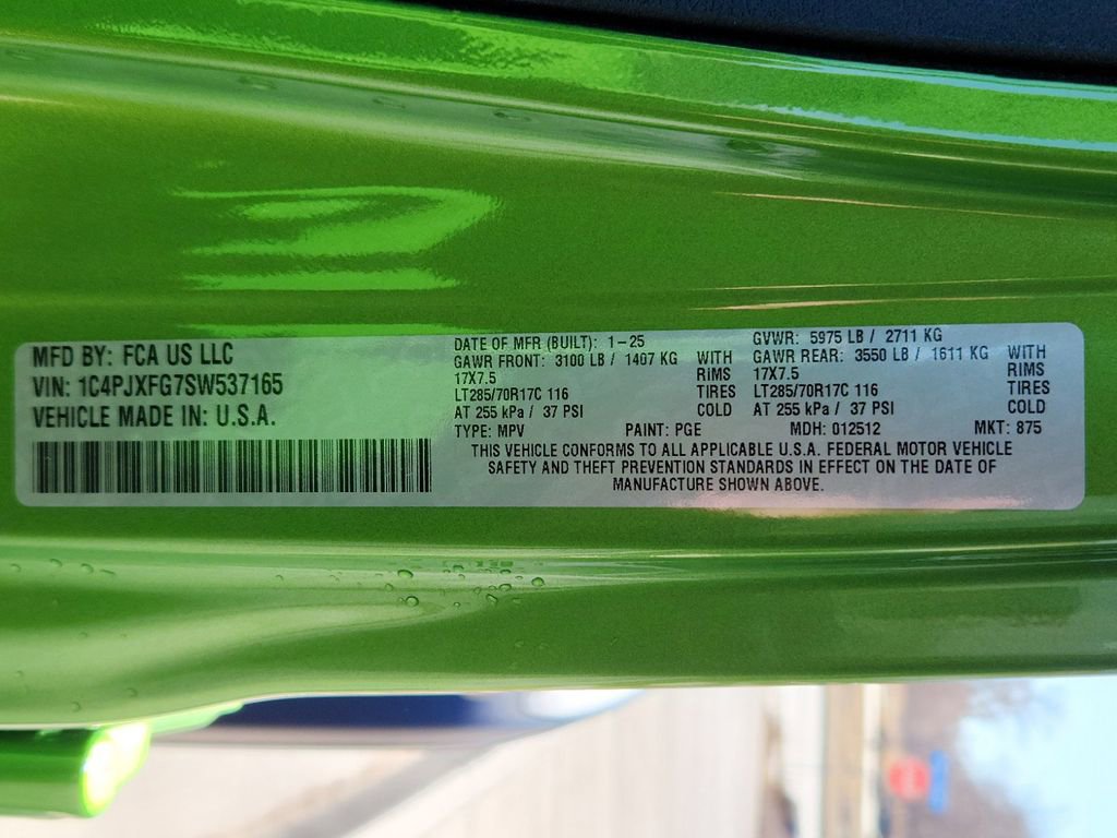 New 2025 Jeep Wrangler Unlimited Rubicon w/ Safety Group AWD/4WD image 22