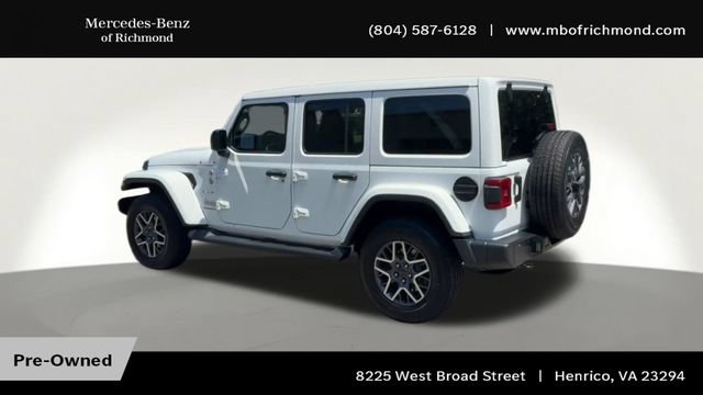 Used 2024 Jeep Wrangler Unlimited Sahara w/ Technology Group AWD/4WD image 8