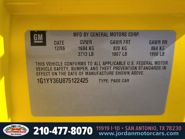 Used 2007 Chevrolet Corvette Convertible w/ Preferred Equipment Group image 30