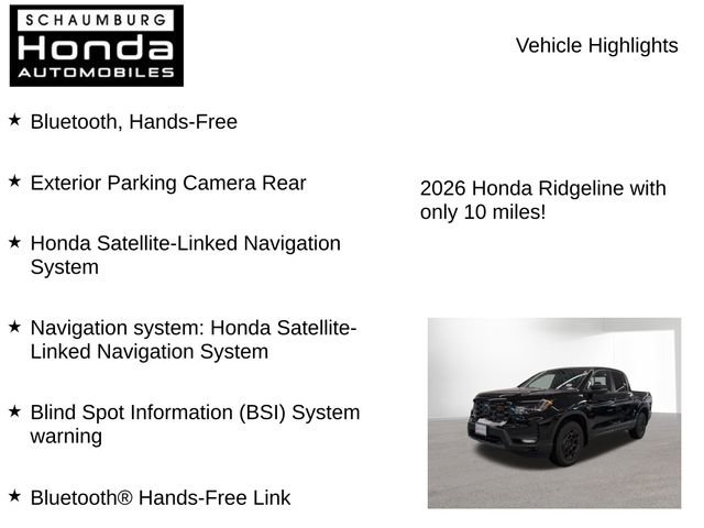 New 2026 Honda Ridgeline TrailSport+ image 7