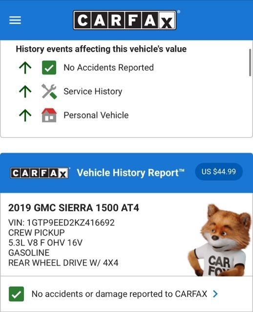 Used 2019 GMC Sierra 1500 AT4 image 4