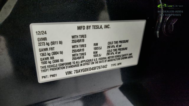 Used 2025 Tesla Model Y Long Range RWD image 78