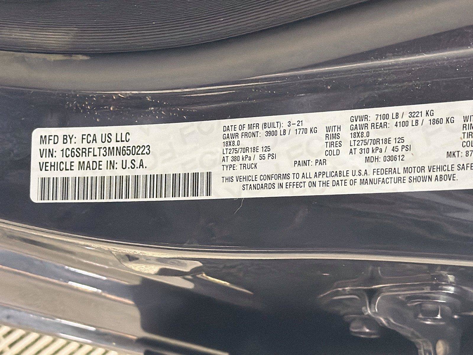 Used 2021 RAM 1500 Rebel w/ Rebel Level 2 Equipment Group AWD/4WD image 42