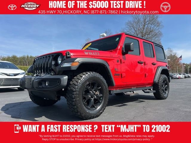 Used 2022 Jeep Wrangler Unlimited Willys
