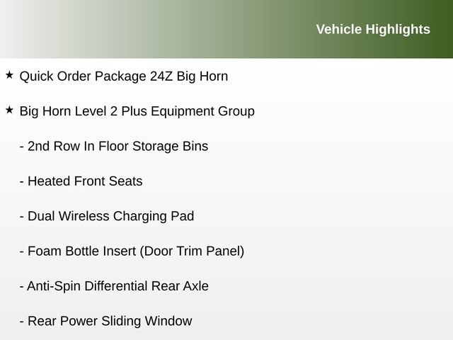 Used 2025 RAM 2500 Big Horn image 8