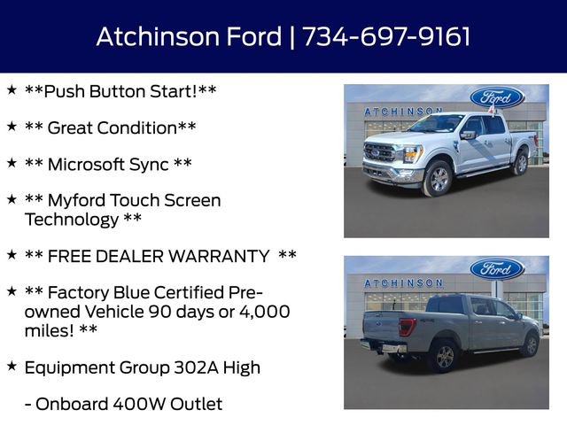 Certified 2023 Ford F150 XLT w/ Equipment Group 302A High image 8