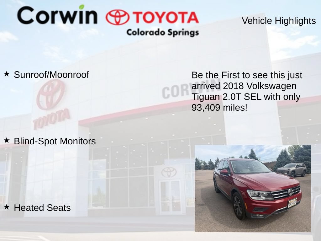 Used 2018 Volkswagen Tiguan SEL FWD image 4