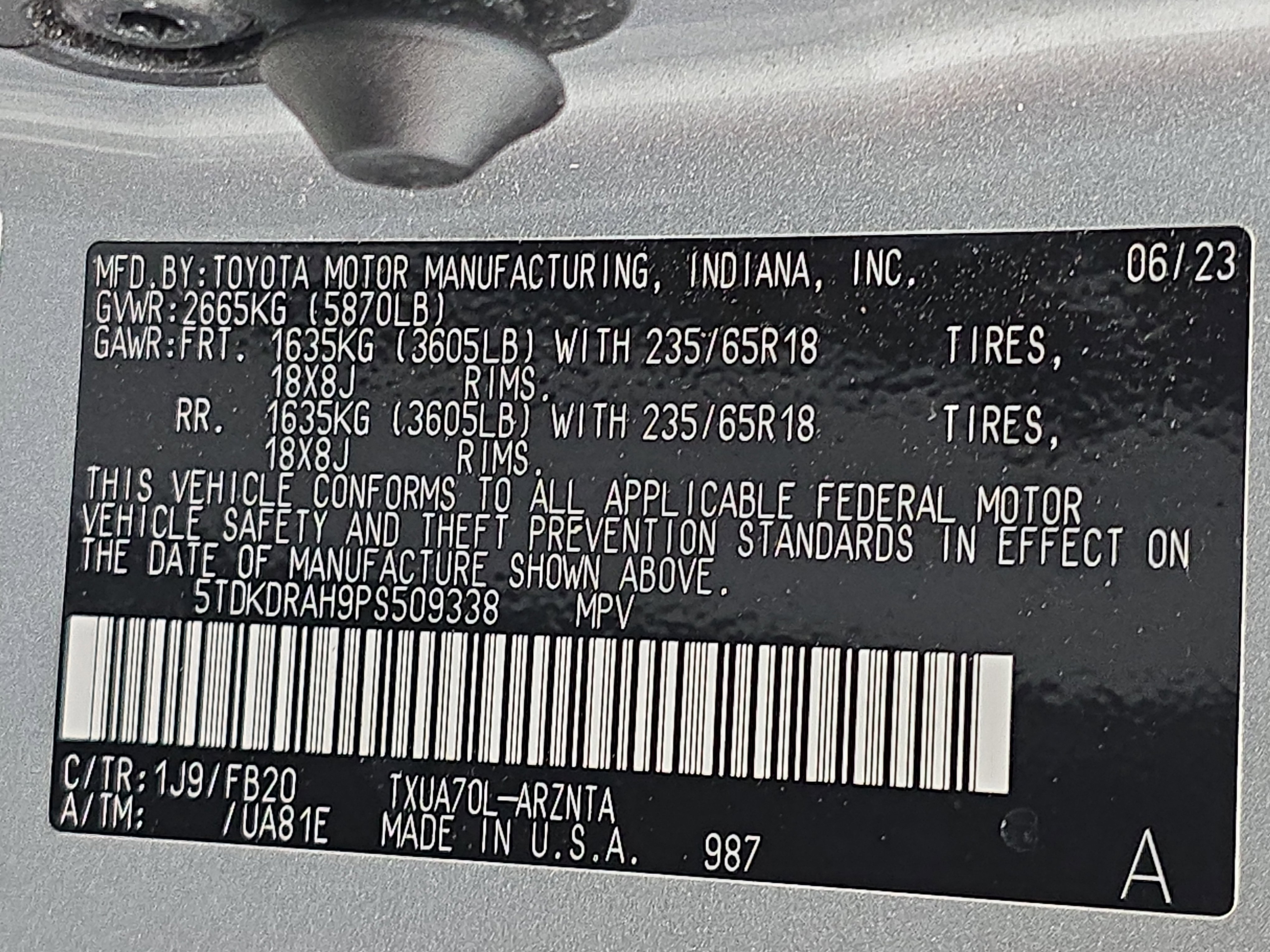 Used 2023 Toyota Highlander L image 35