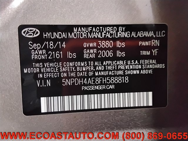 Used 2015 Hyundai Elantra SE w/ Option Group 02 FWD image 19