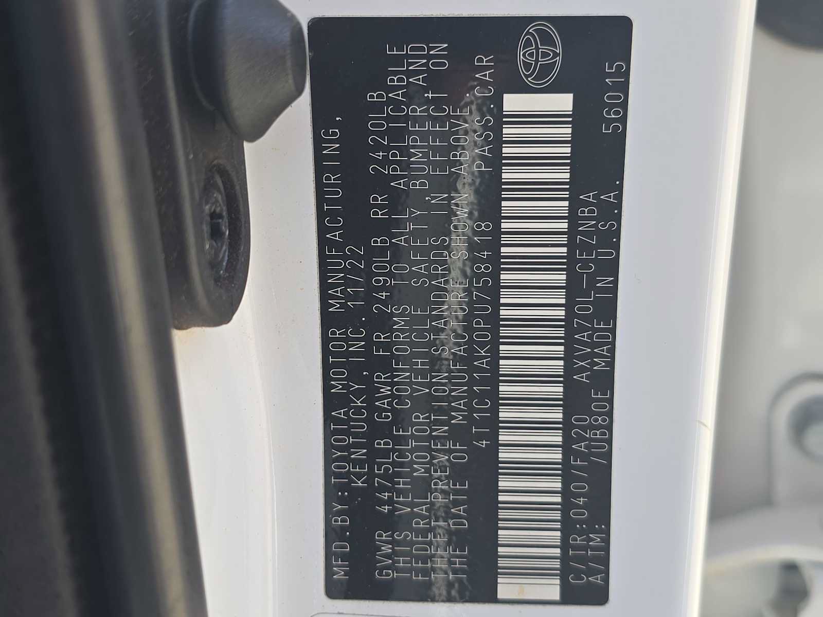 Used 2023 Toyota Camry LE FWD image 26