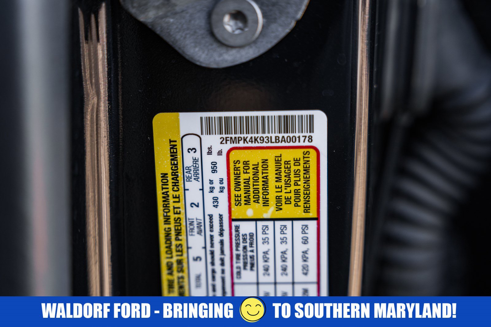 Certified 2020 Ford Edge Titanium w/ Equipment Group 301A image 40