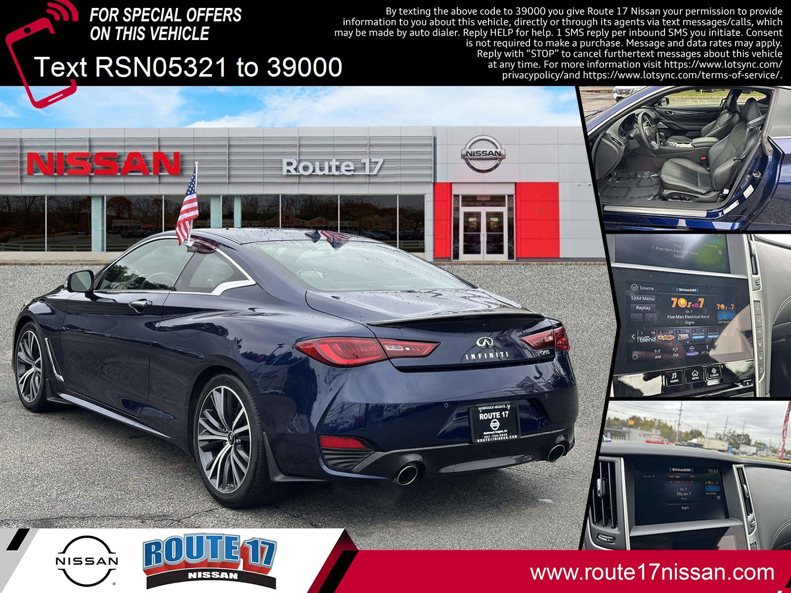 Used 2022 INFINITI Q60 3.0t Luxe w/ Cargo Package image 2