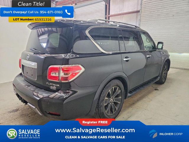 Used 2019 Nissan Armada Platinum w/ Captain's Chairs Package RWD image 4