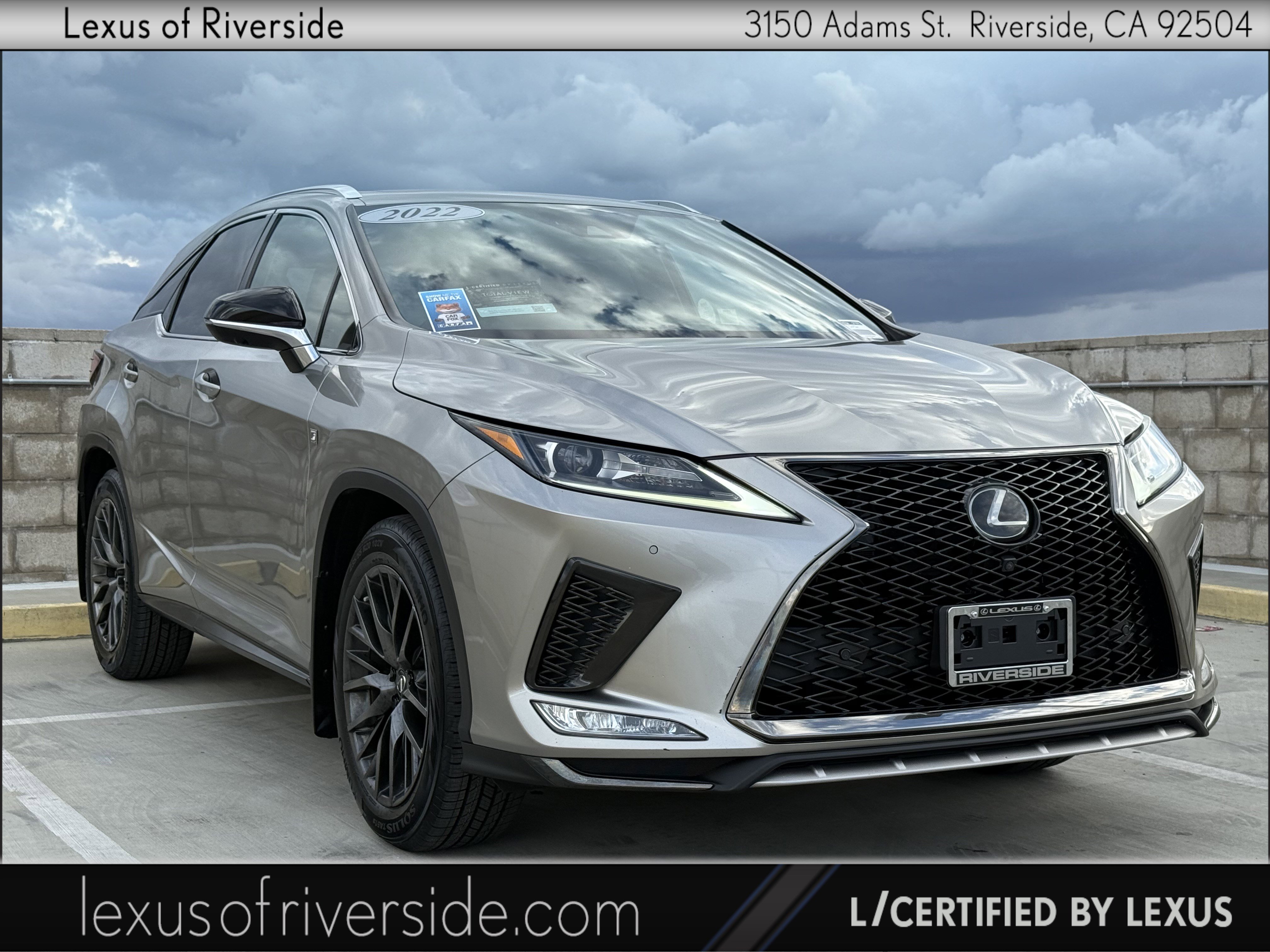 Certified 2022 Lexus RX 350 F Sport w/ Accessory Package