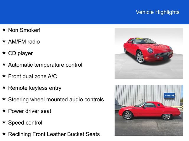 Used 2002 Ford Thunderbird image 2