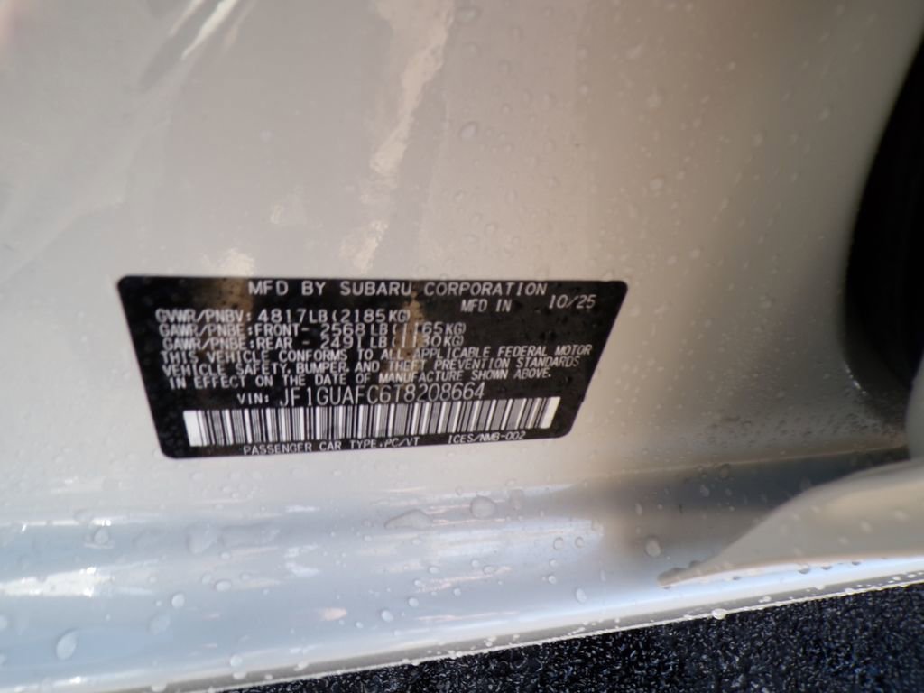 New 2026 Subaru Impreza 2.0i Sport AWD/4WD image 35