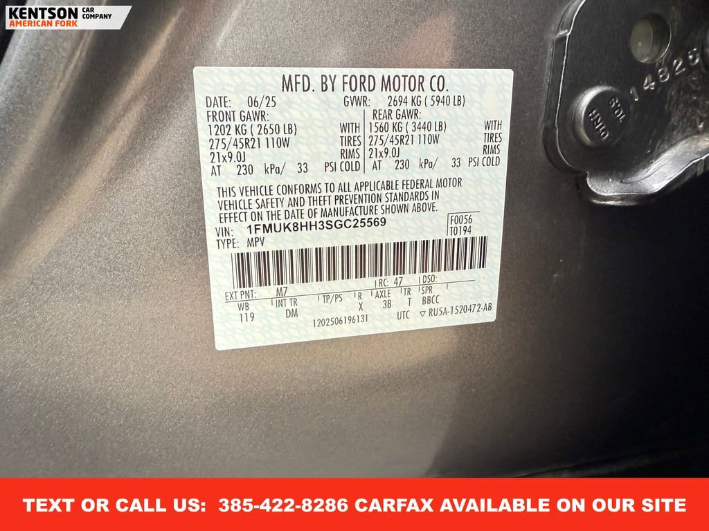 Used 2025 Ford Explorer Platinum w/ LUX Leather Package image 40