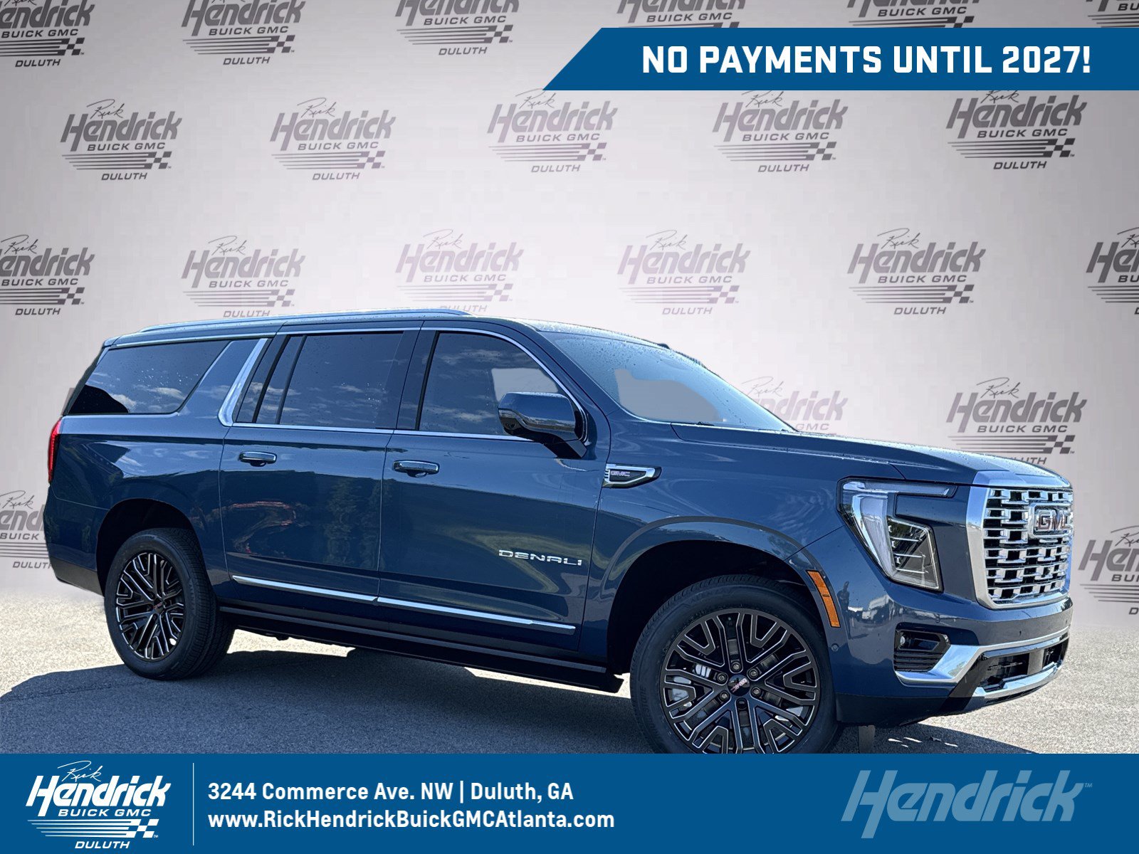 New 2026 GMC Yukon XL Denali w/ Sun & Power Step Package