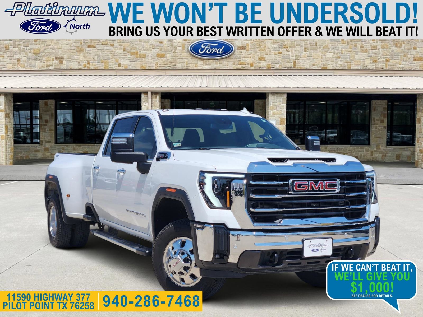 Used 2024 GMC Sierra 3500 SLT w/ Texas SLT Premium Package AWD/4WD 360° Tour