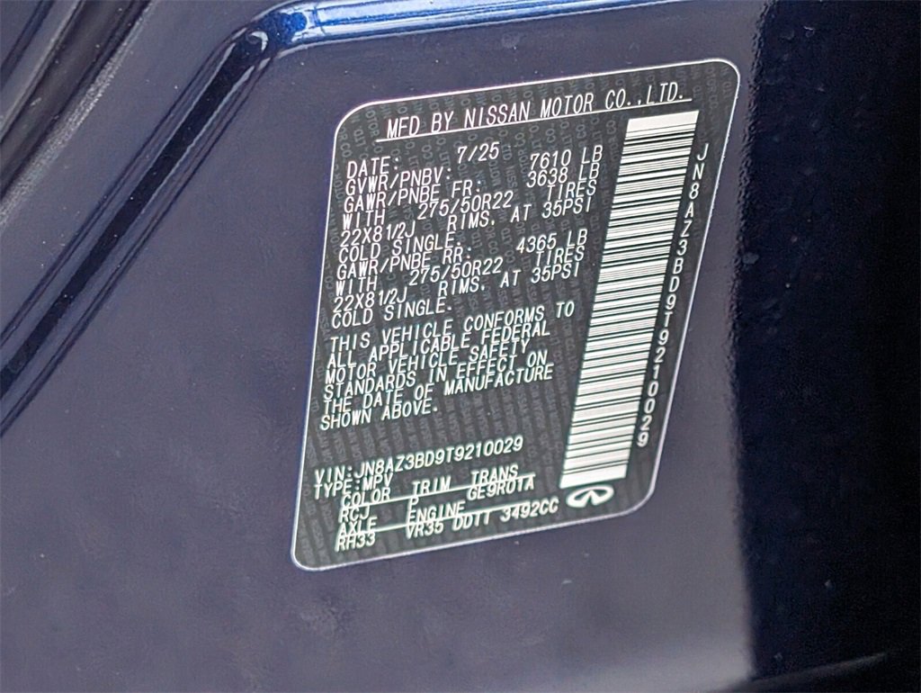 New 2026 INFINITI QX80 Luxe w/ Exterior Package image 10