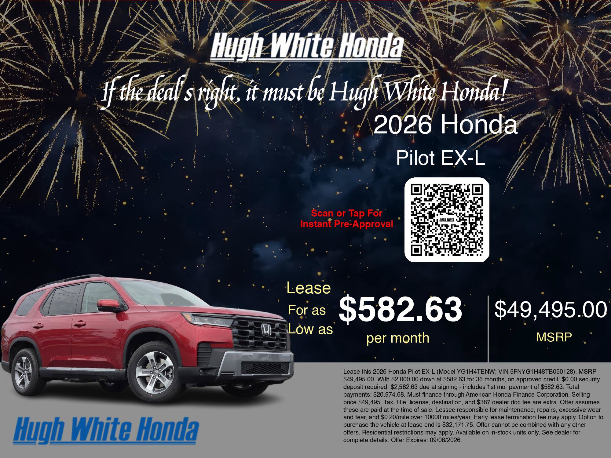 New 2026 Honda Pilot EX-L image 3