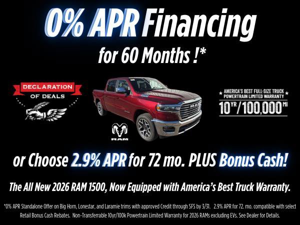 New 2026 RAM 1500 4x4 Crew Cab image 3