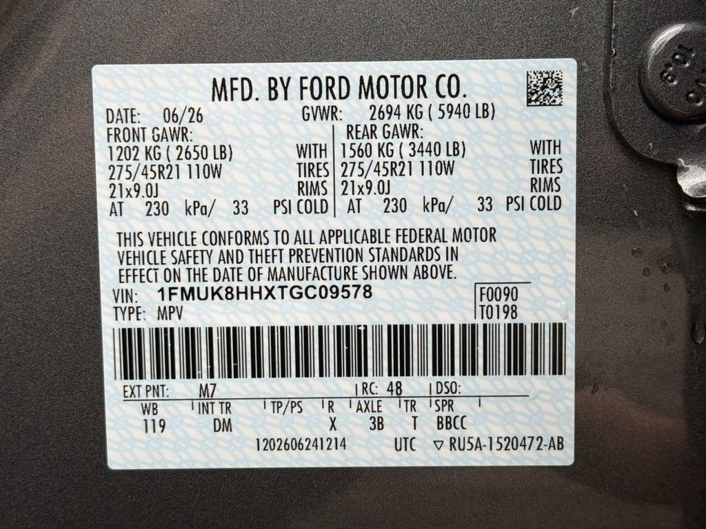 New 2026 Ford Explorer Platinum w/ LUX Leather Package AWD/4WD image 34
