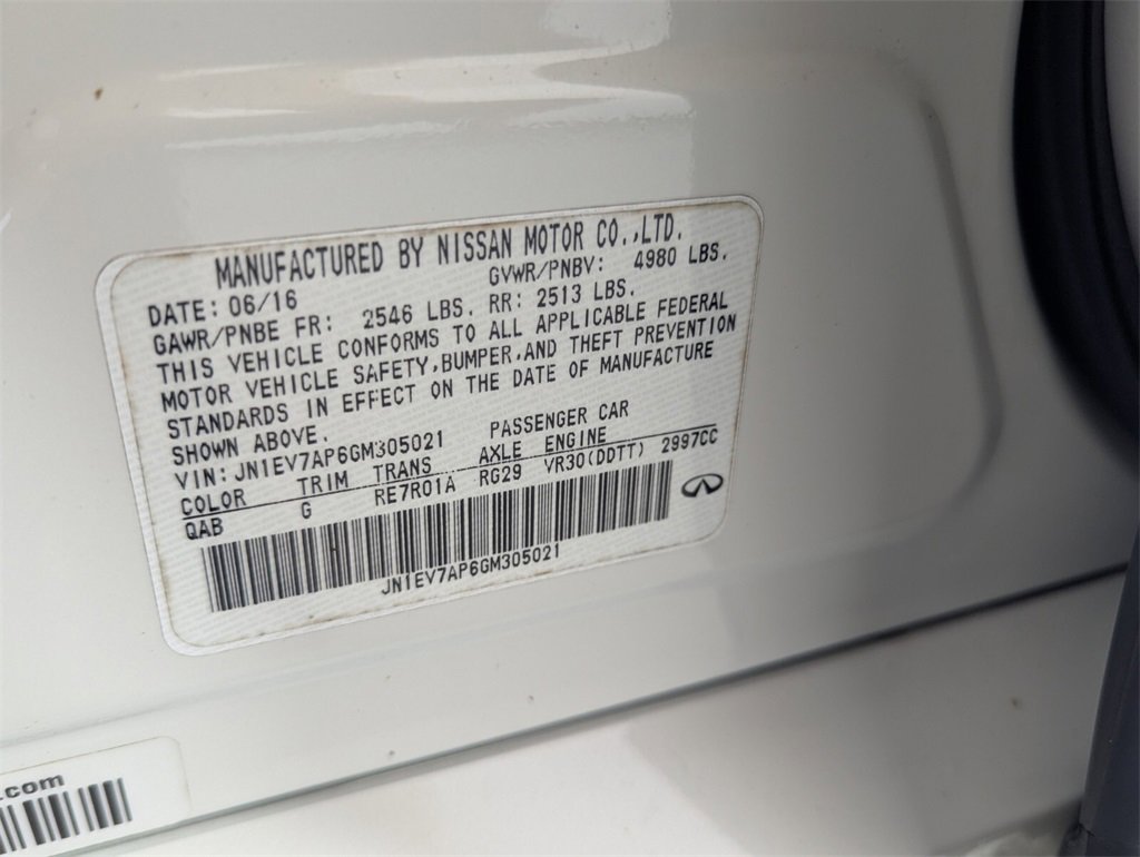 Used 2016 INFINITI Q50 3.0t Premium w/ 3.0T Premium Plus Package image 24