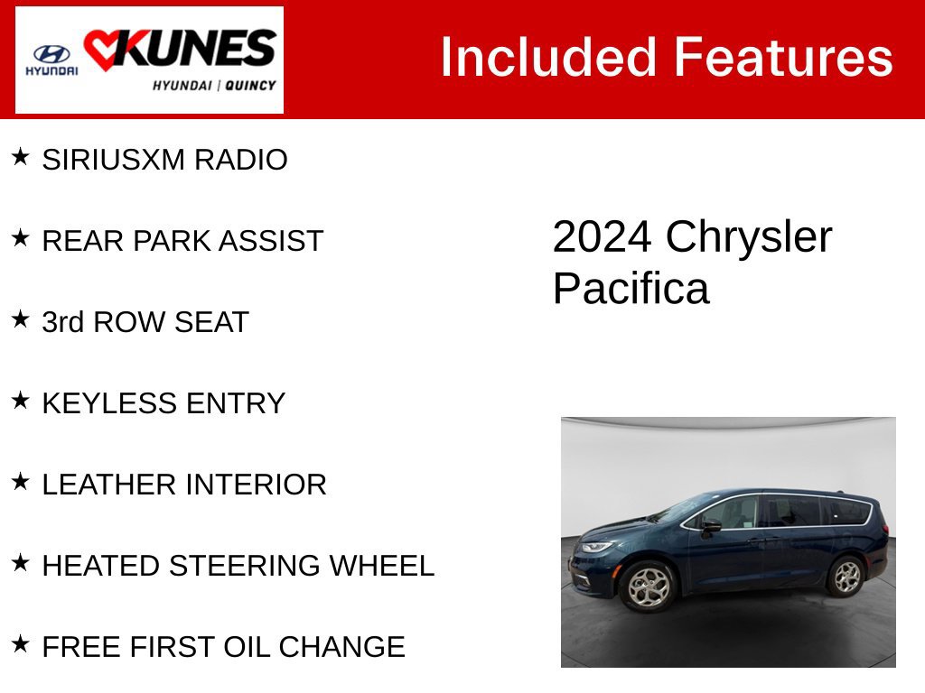 Used 2024 Chrysler Pacifica Limited FWD image 3
