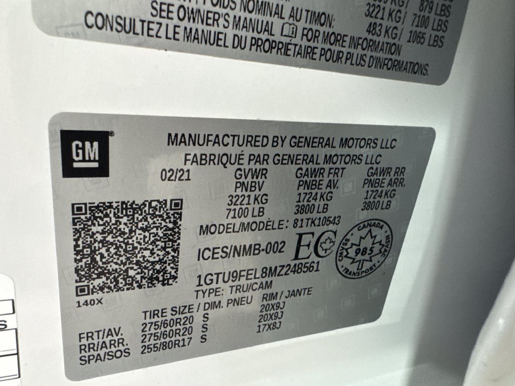 Used 2021 GMC Sierra 1500 Denali w/ Driver Alert Package II AWD/4WD image 38