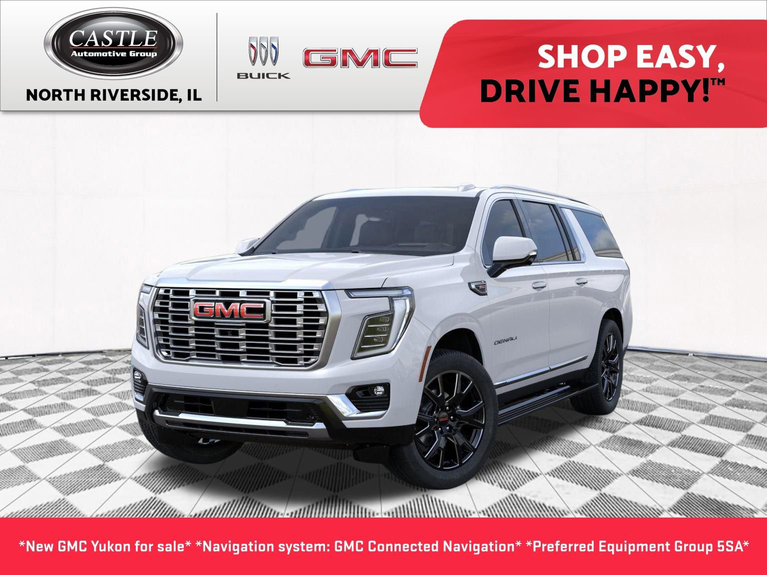 New 2026 GMC Yukon XL Denali w/ Sun & Power Step Package