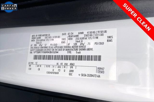 Used 2024 Ford Transit 250 Low Roof w/ Exterior Upgrade Package image 29