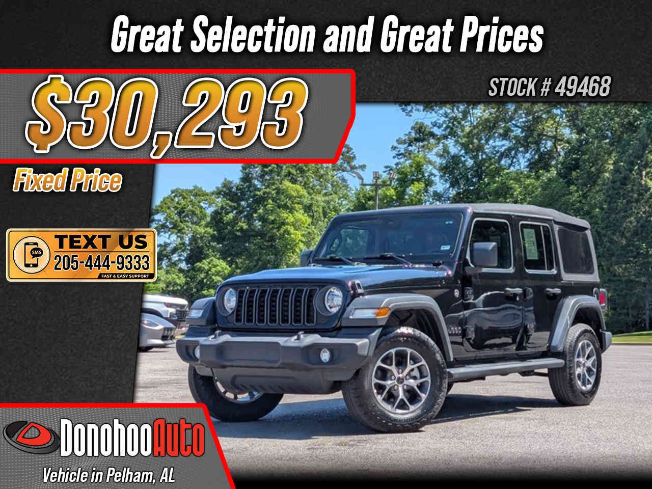 Used 2024 Jeep Wrangler Unlimited Sport AWD/4WD image 1