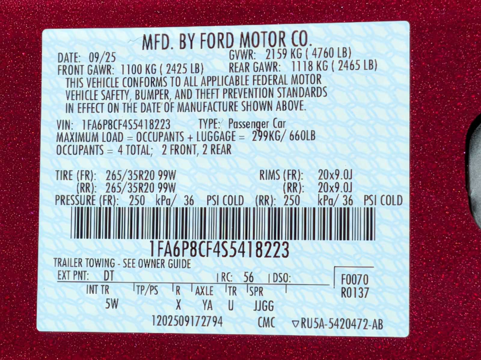 Used 2025 Ford Mustang GT Premium RWD image 26