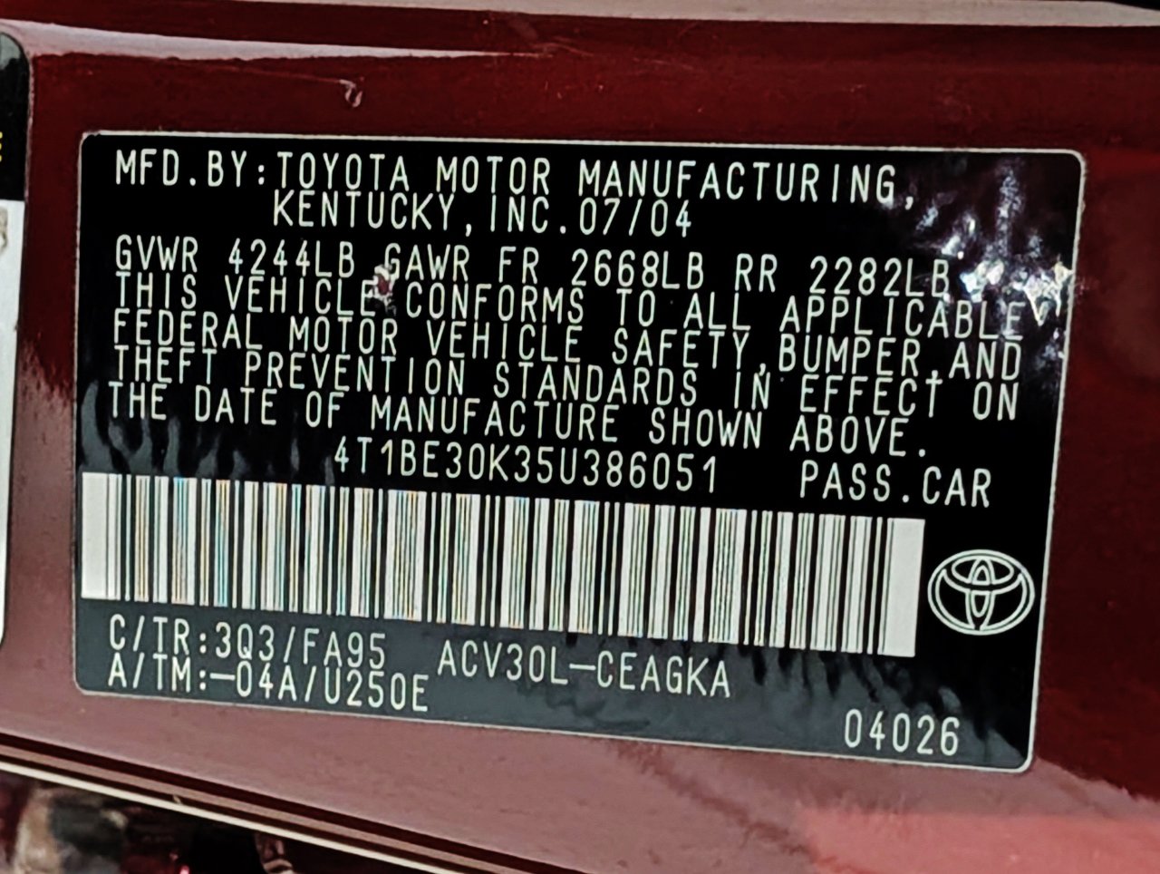 Used 2005 Toyota Camry XLE FWD image 52